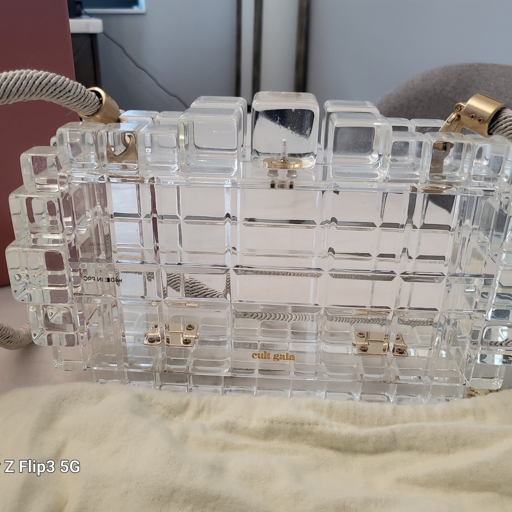 Cult Gaia Clear Acrylic Bag